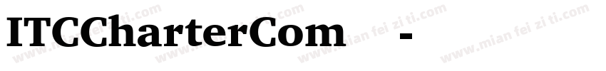 ITCCharterCom 字体下载字体转换